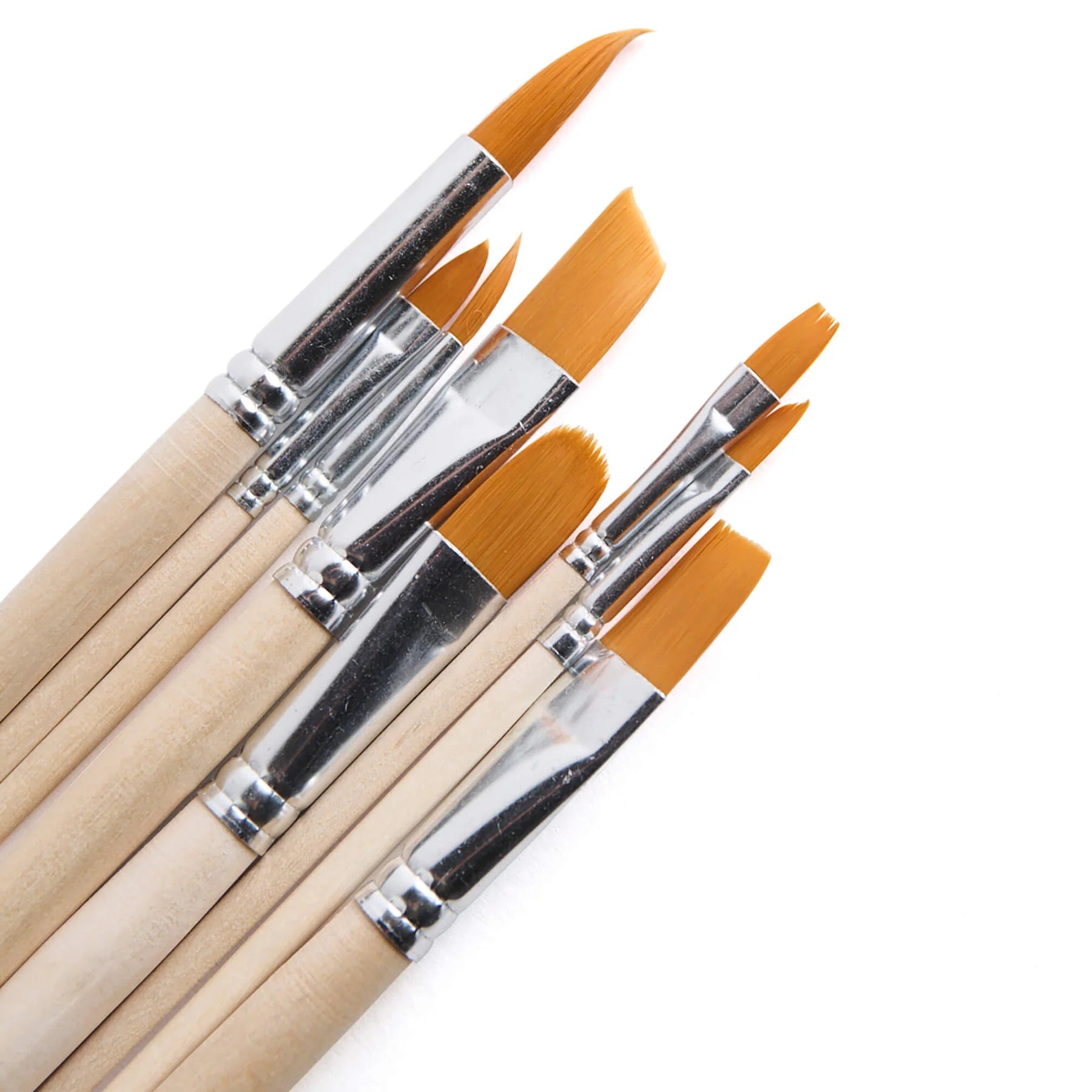 Paintbrush Set - in clear bag (8 brushes)