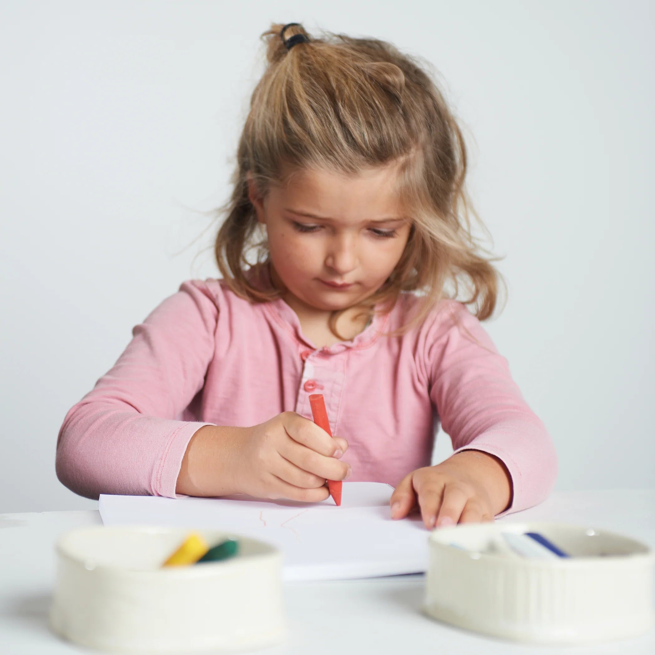 Eco-Kids beeswax crayons - regular triangle (8 crayons)