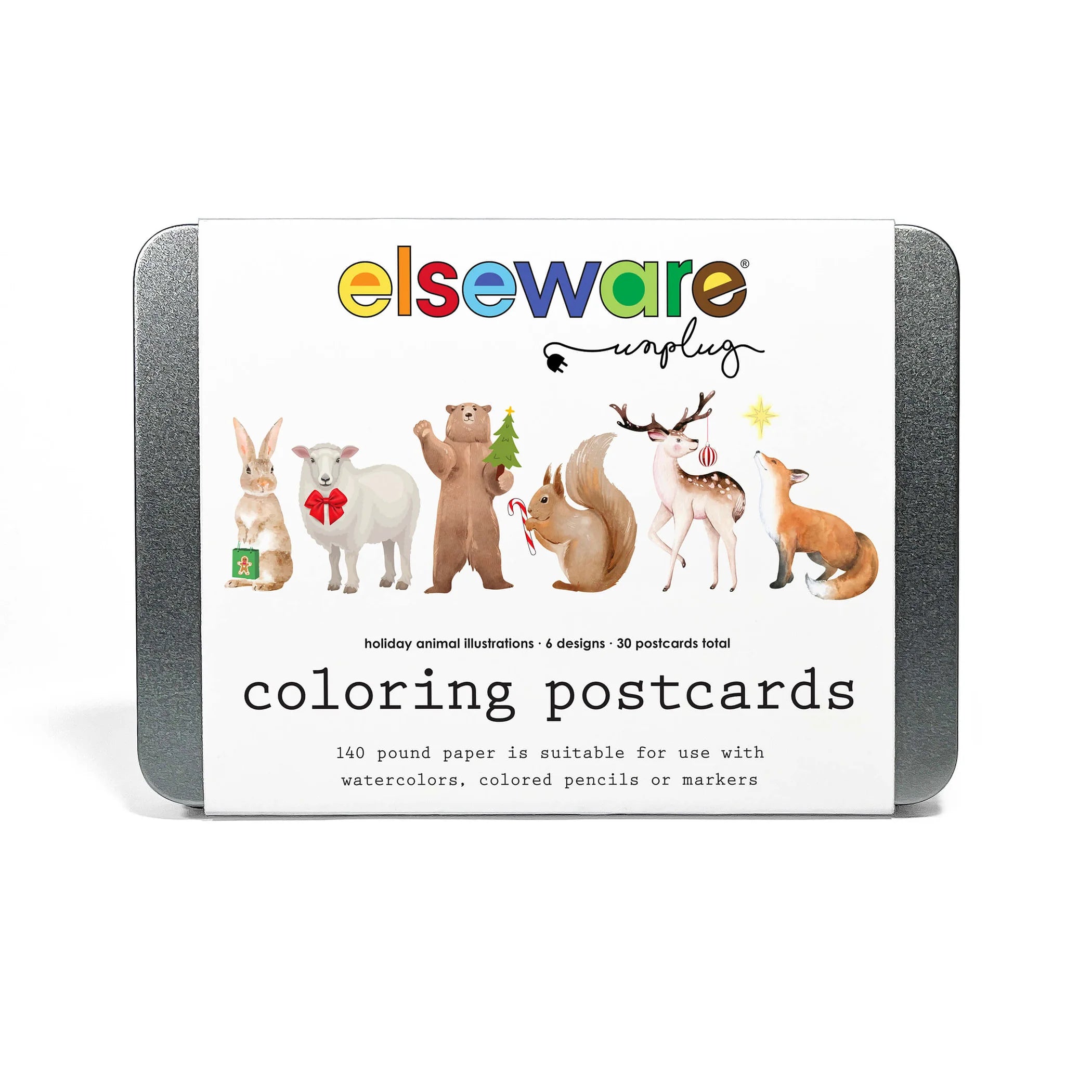 Coloring Postcards - Holiday (30 postcards)