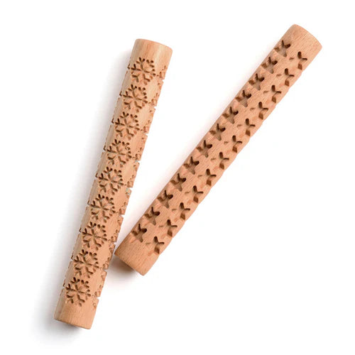 Eco-Dough Wooden Rollers - set of 2 rollers