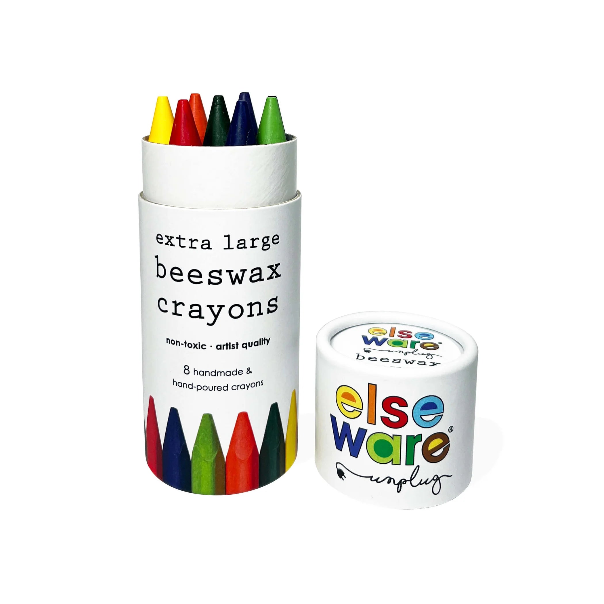 Eco-Kids Non-Toxic Beeswax Crayons - Extra large triangle (8 crayons)