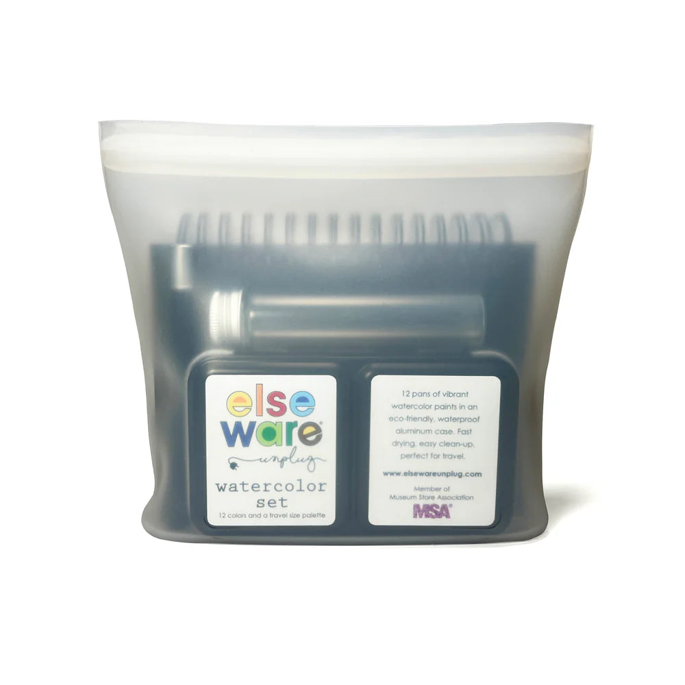 Watercolor To-Go Kit - Travel Friendly - 12 Colors