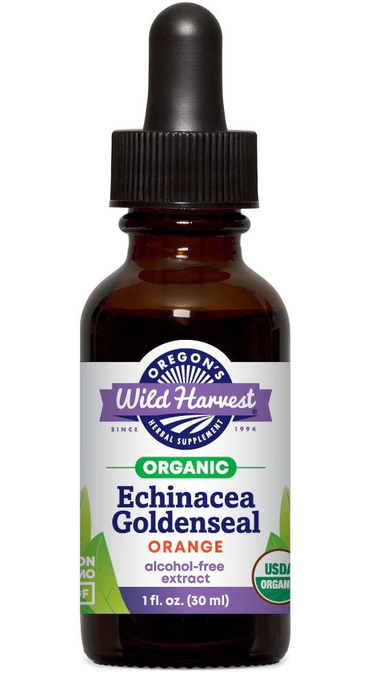 Oregon's Wild Harvest Organic Echinacea Goldenseal, 1 oz