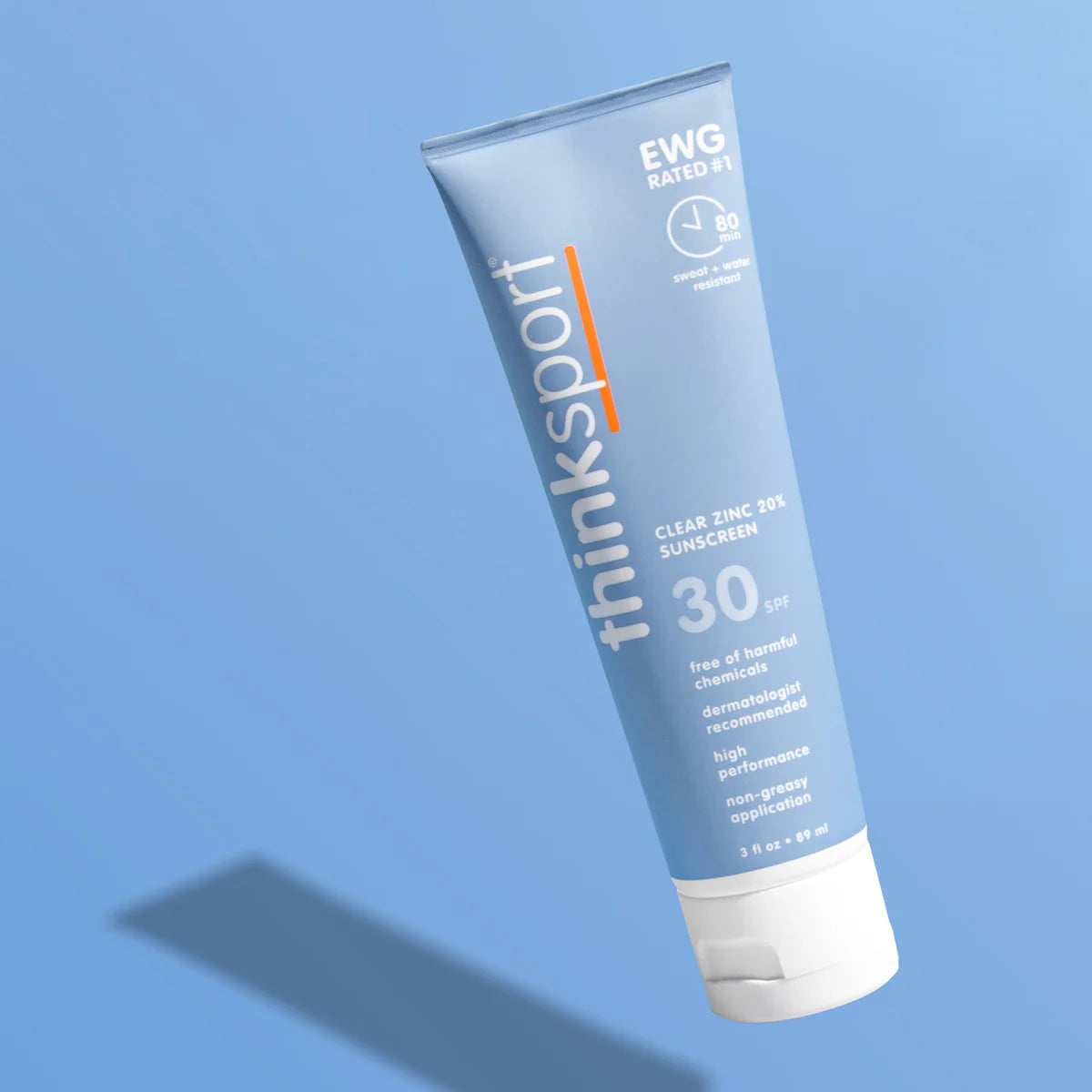 Thinksport SPF30 Clear Zinc Sunscreen 3 oz