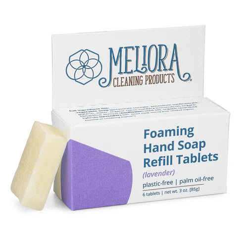 Meliora Foaming Hand Soap 6-pack refill tablets (15 per case)
