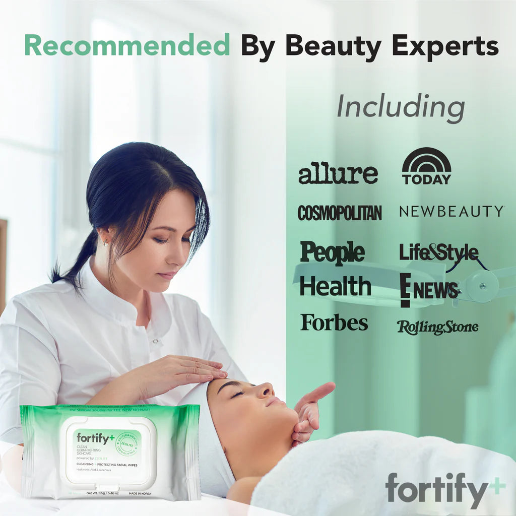 Fortify Cleansing + Protecting Facial Wipes