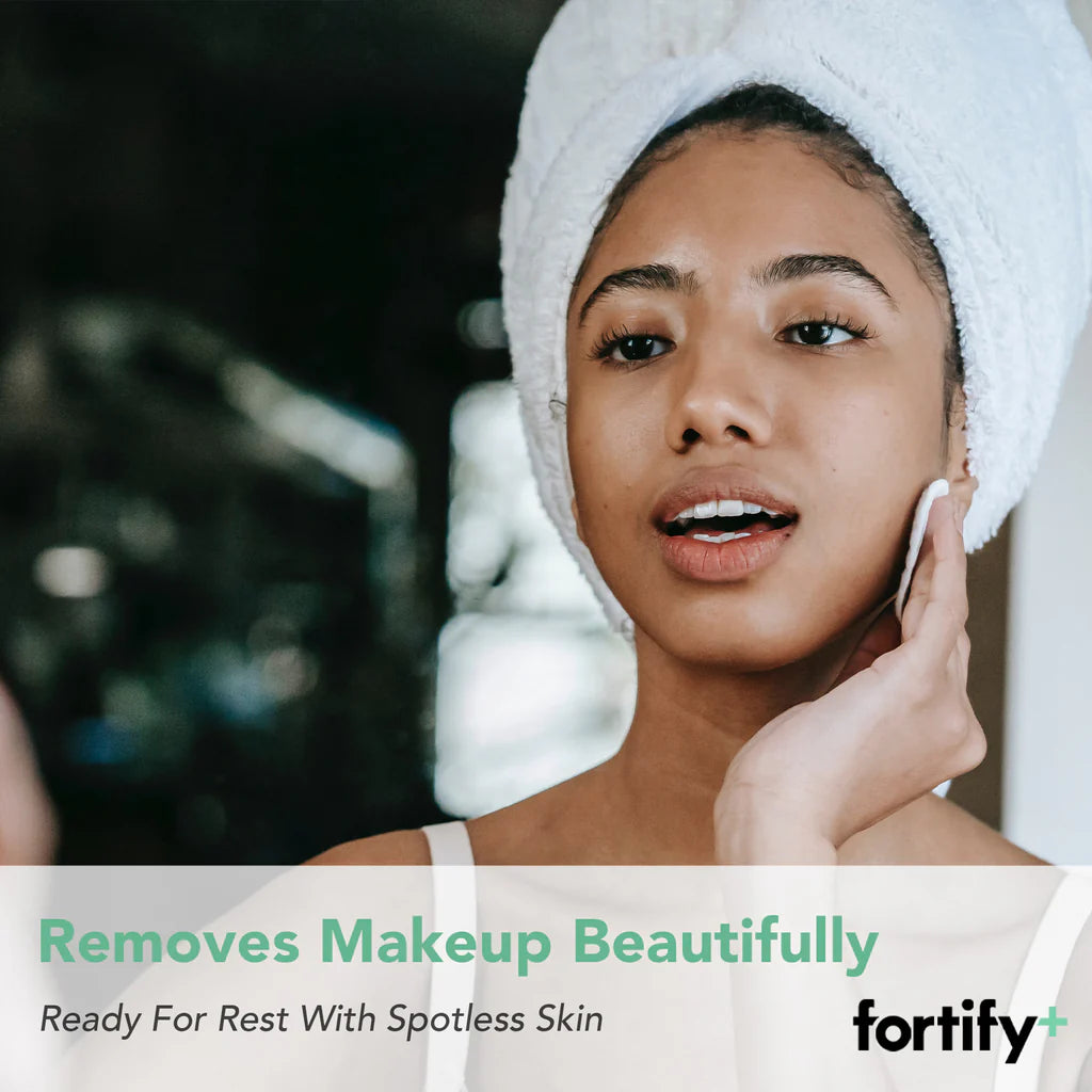 Fortify Cleansing + Protecting Facial Wipes