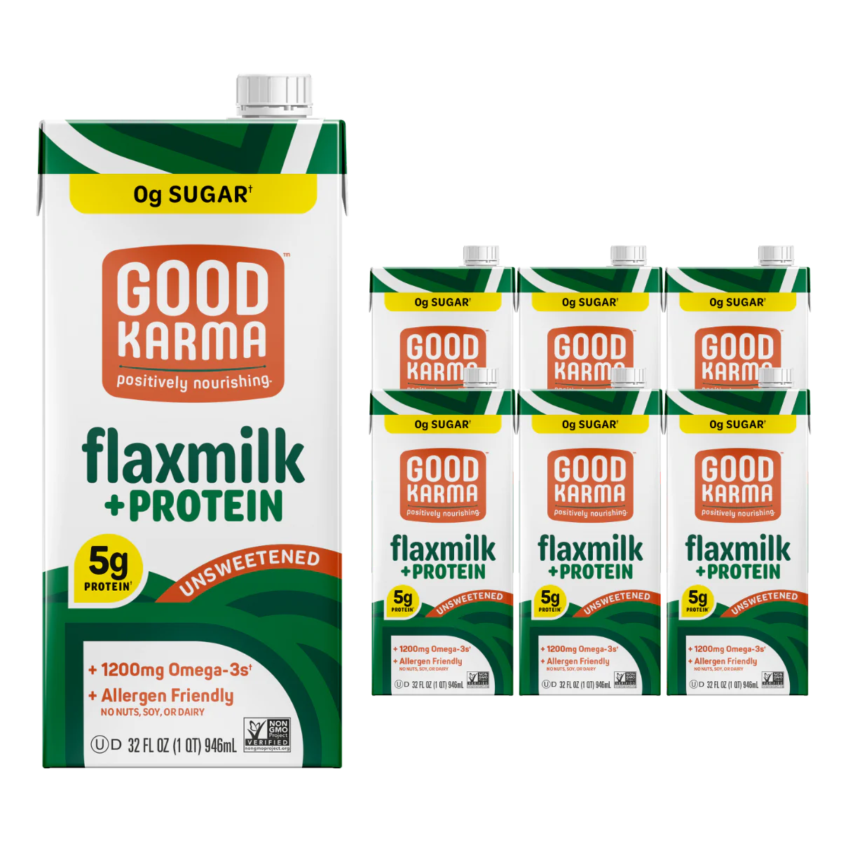 Good Karma Unsweetened Flaxmilk + Protein