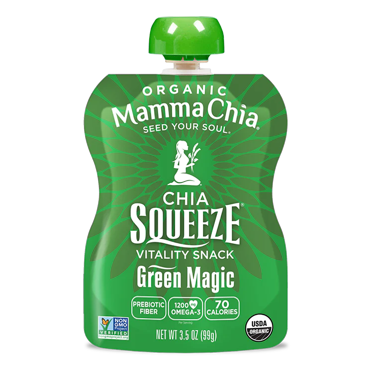 Mamma Chia Green Magic Organic Chia Squeeze