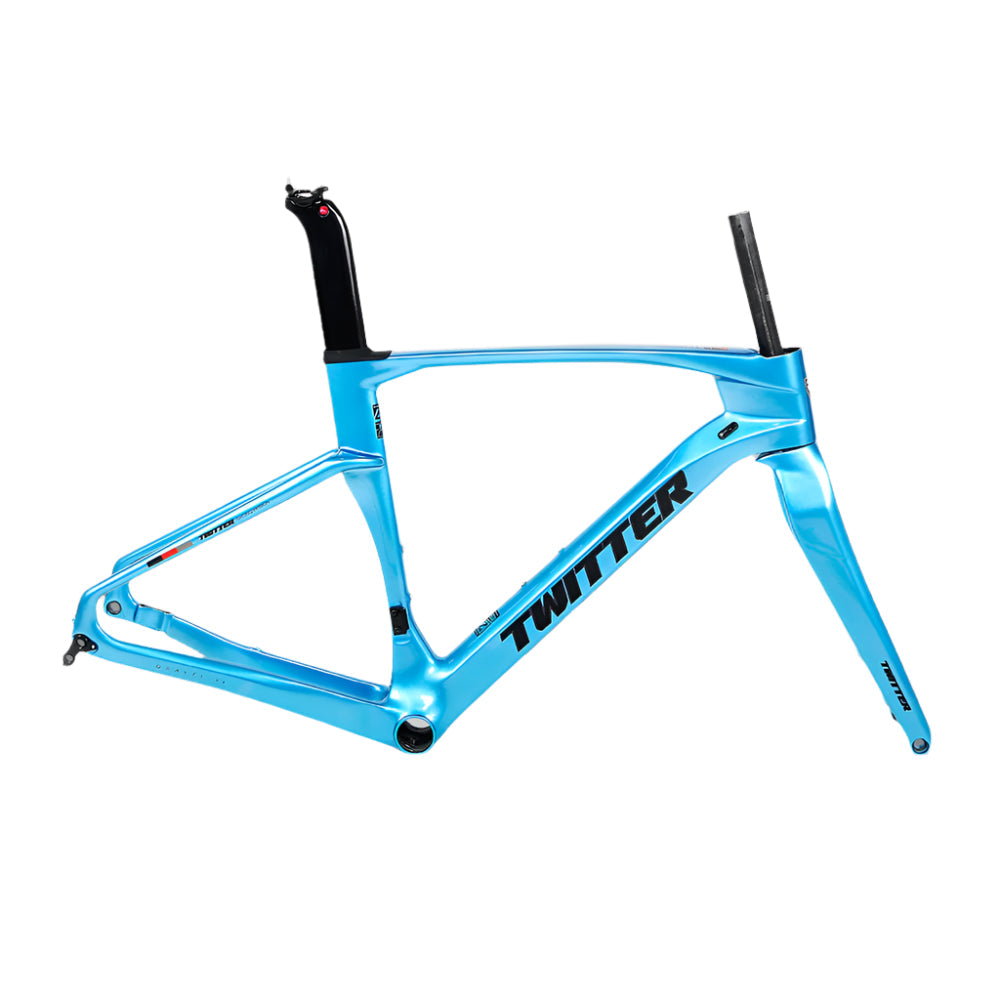 TWITTER GRAVEL V3 Disc Carbon Road Frame Set – T900, 700C, Endurance & Gravel Racing-4