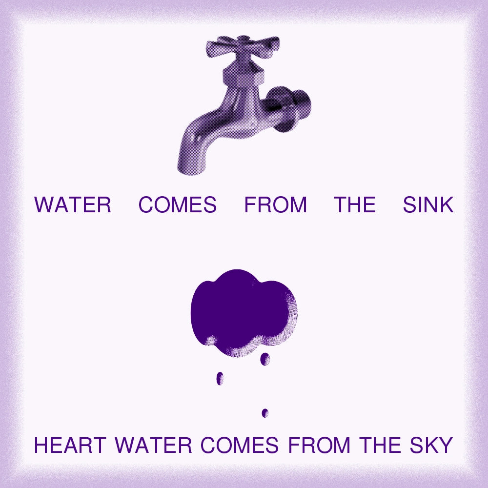 Heart Water 16oz Plain Rain