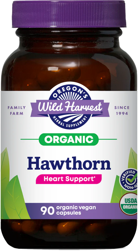 Oregon's Wild Harvest Organic Hawthorn, 90 ct
