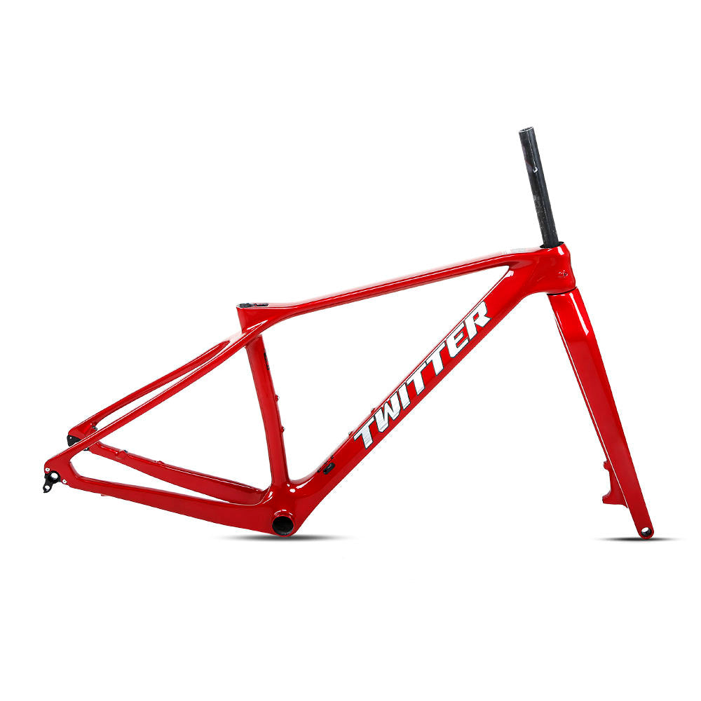 TWITTER M6 Carbon MTB Frame – T900 Mix, 29"/27.5", Strengthened XC, Gloss+UV Decals-3