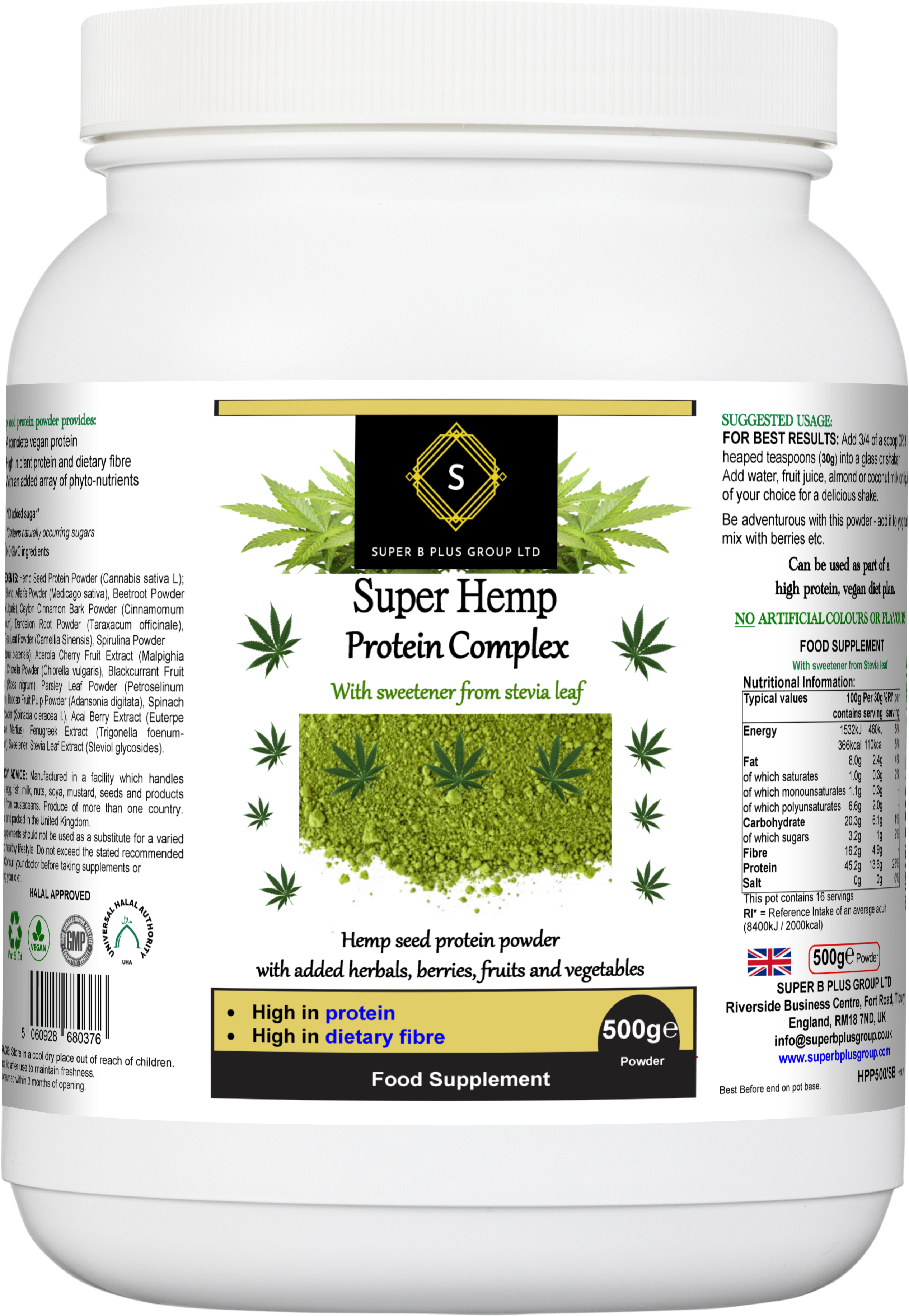 Super Hemp Protein Complex-0