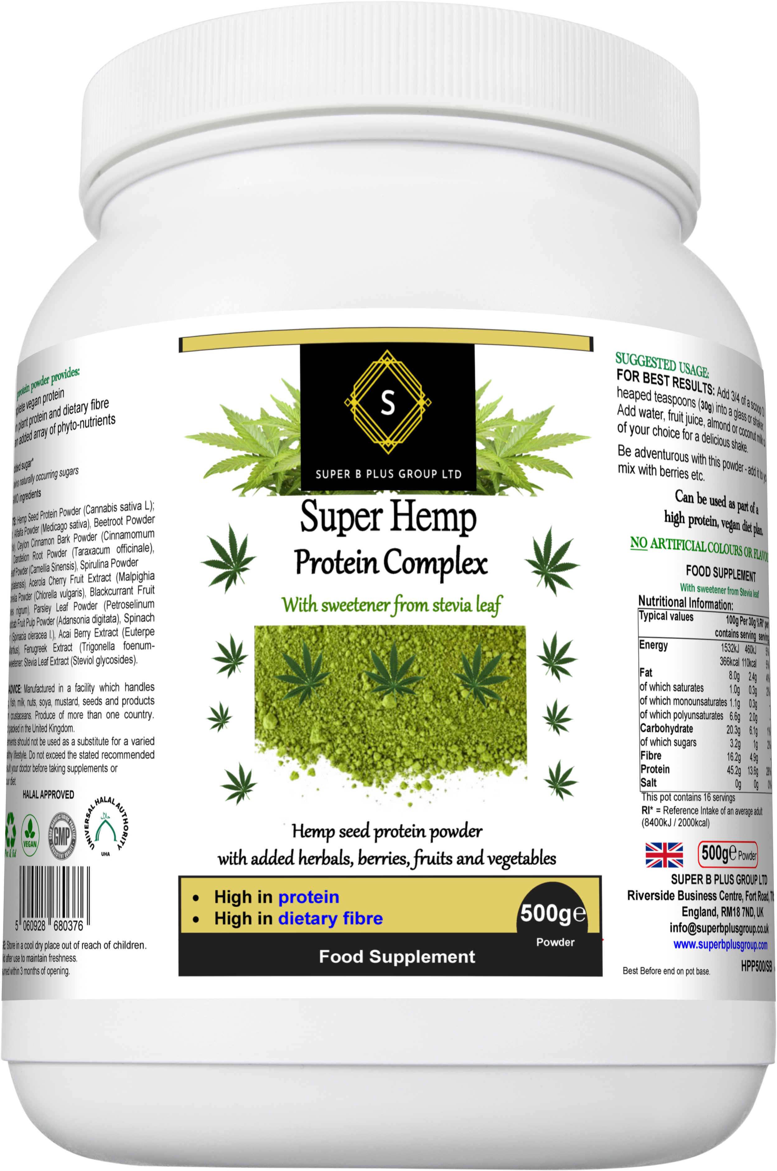 Super Hemp Protein Complex-3