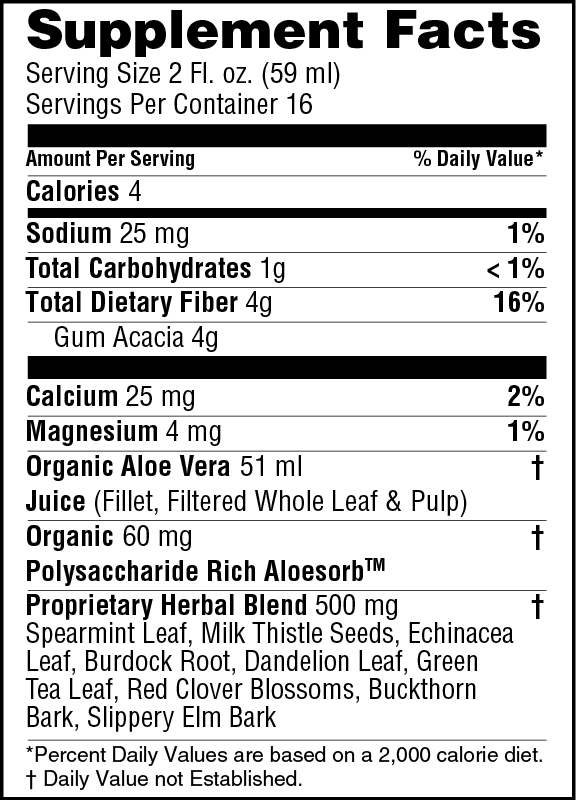 Lily of the Desert Aloe Herbal Detox Formula