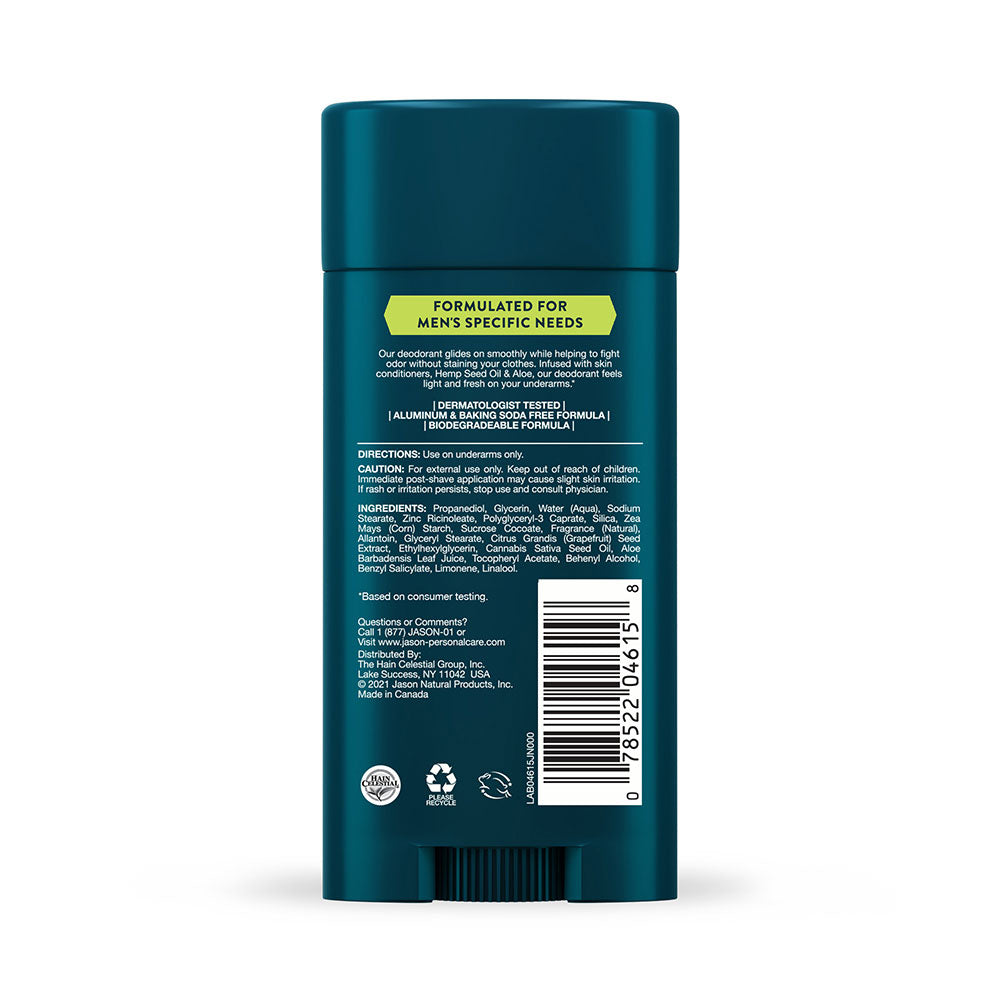 JĀSÖN® Hemp Seed Oil & Aloe Deodorant Stick 2.5 OZ