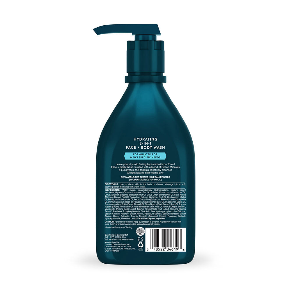 JĀSÖN® Hydrating 2-in-1 Face + Body Wash 16 OZ