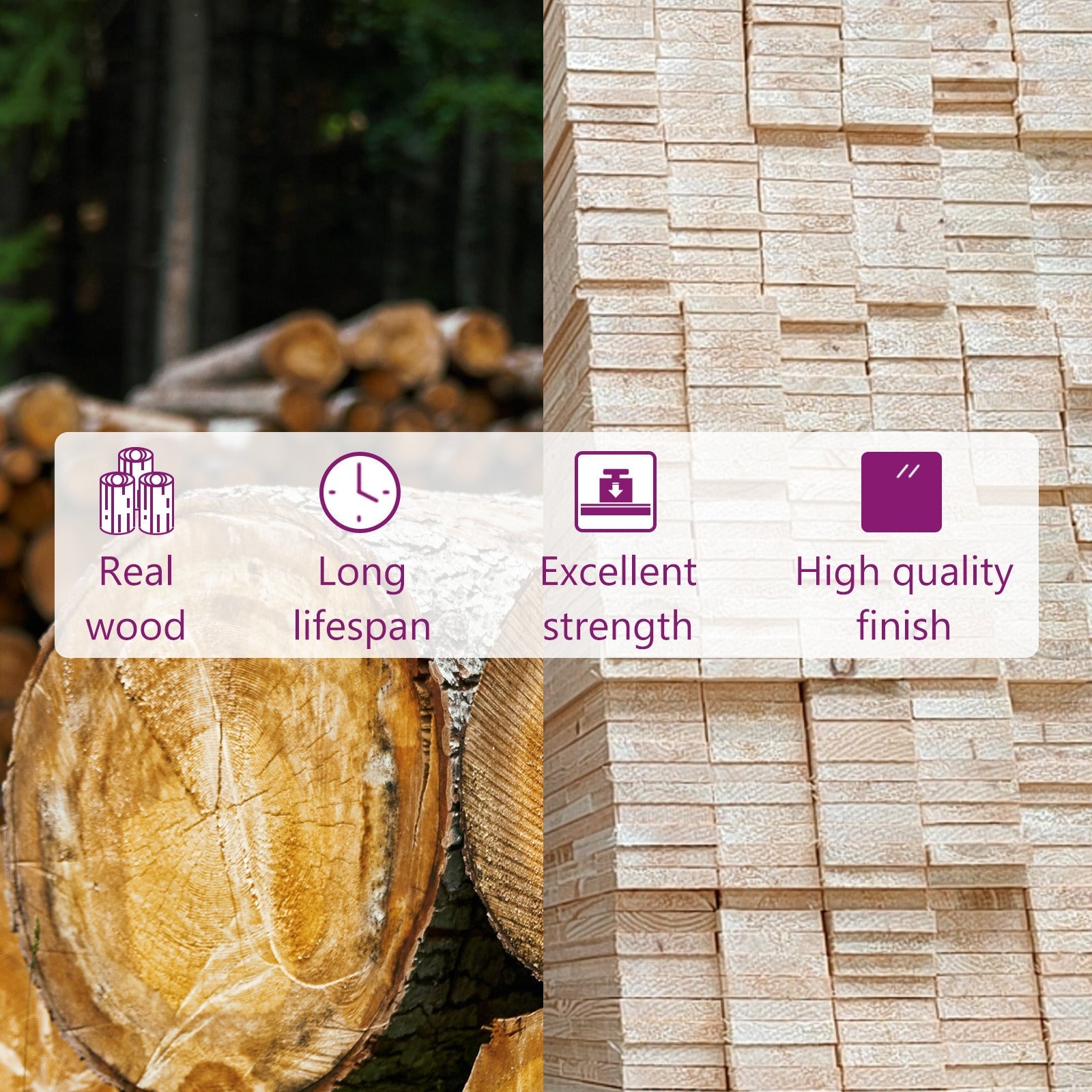 vidaXL Garden Planters 2 pcs Black 23.6"x23.6"x23.6" Solid Wood Pine-30