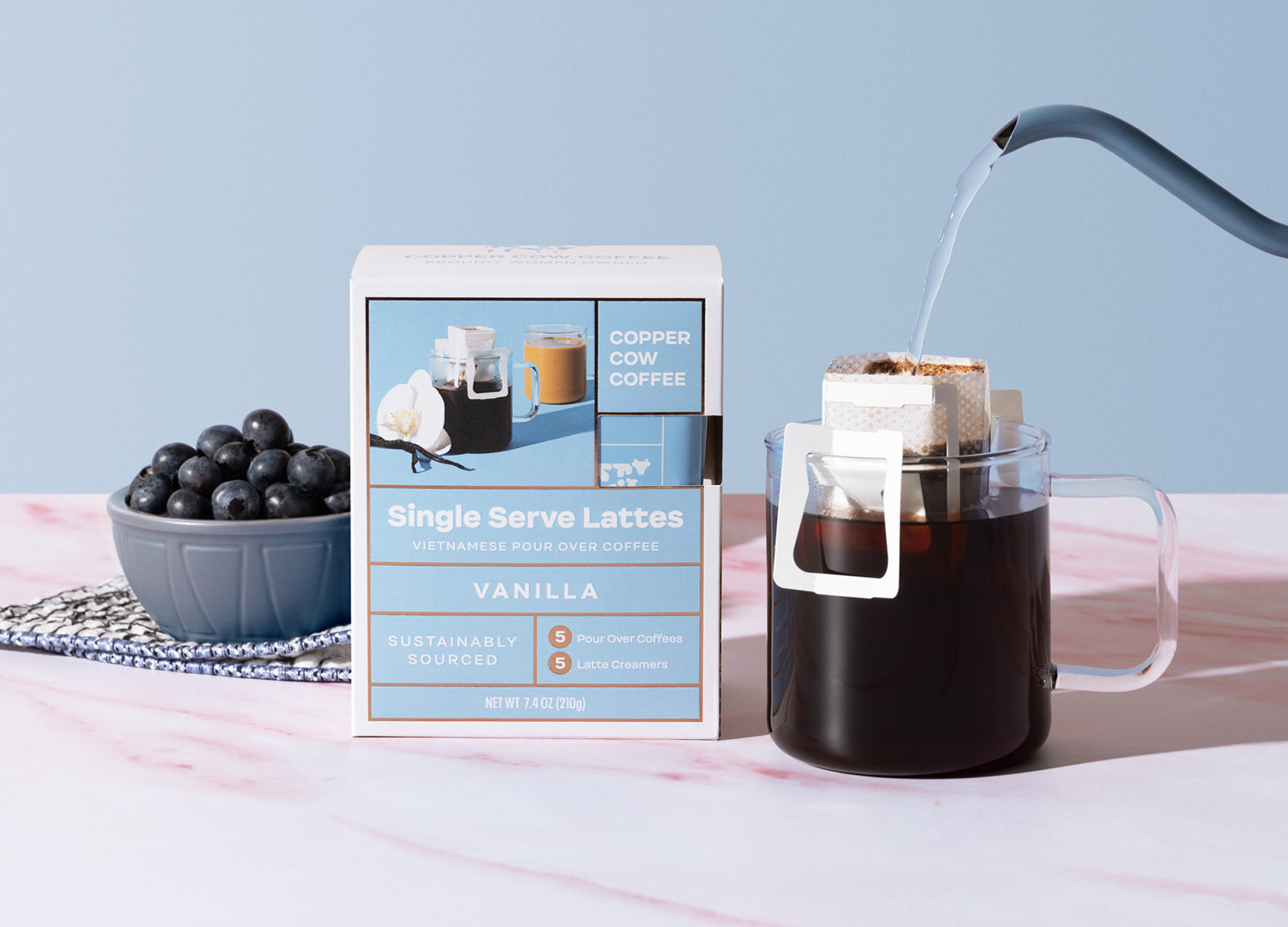 Copper Cow Coffee Vanilla Latte