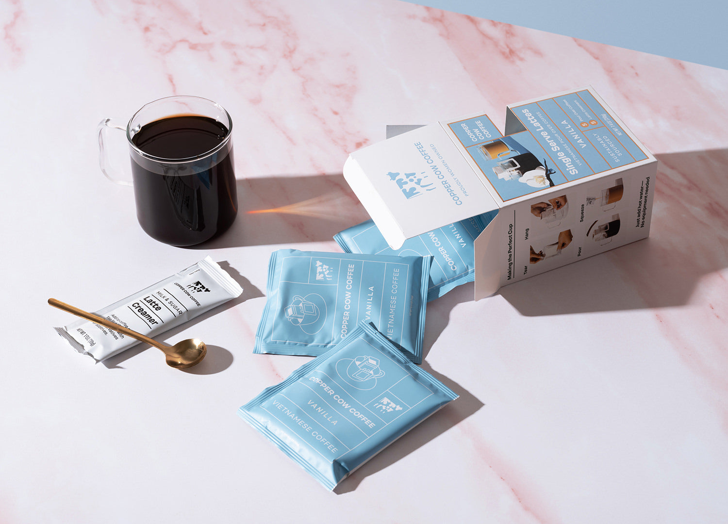 Copper Cow Coffee Vanilla Latte