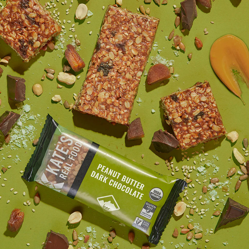 Kate's Real Food Peanut Butter Dark Chocolate Bars( 12 X 2.2 OZ )