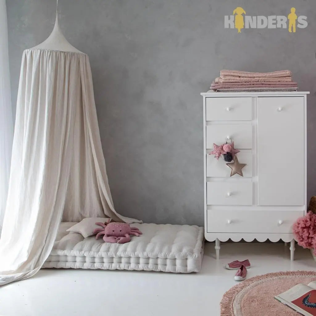 Chest of drawers for children's room "BABUSHKA", white-3