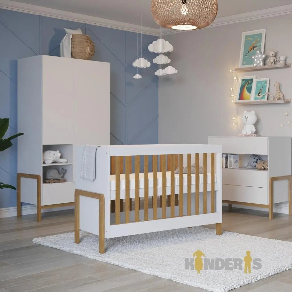 Baby cot, children's room furniture set "VICTOR" 120x60cm-1