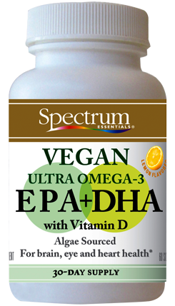 Spectrum Essentials Vegan Ultra Omega-3 EPA DHA Softgels