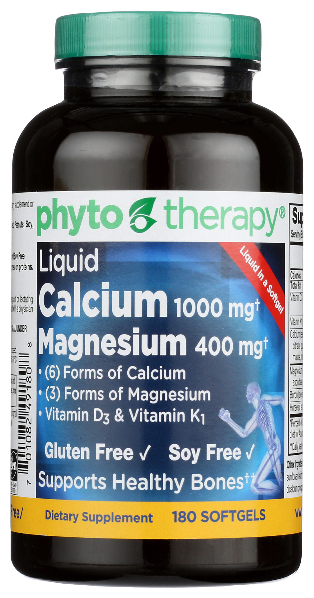 Phyto-Therapy® Liquid Calcium with Magnesium„¢ 180 Softgels