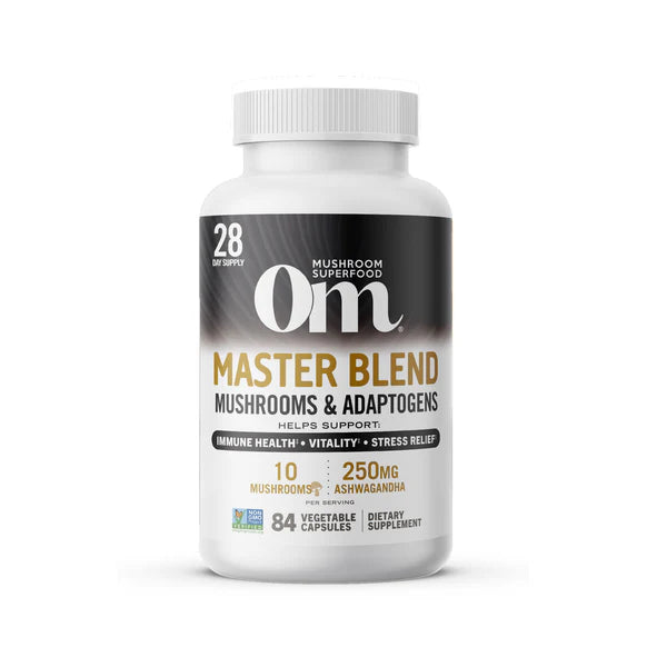 Om Master Blend Mushroom Capsules, 84 ct