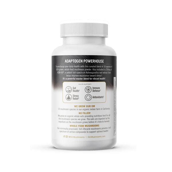 Om Master Blend Mushroom Capsules, 84 ct