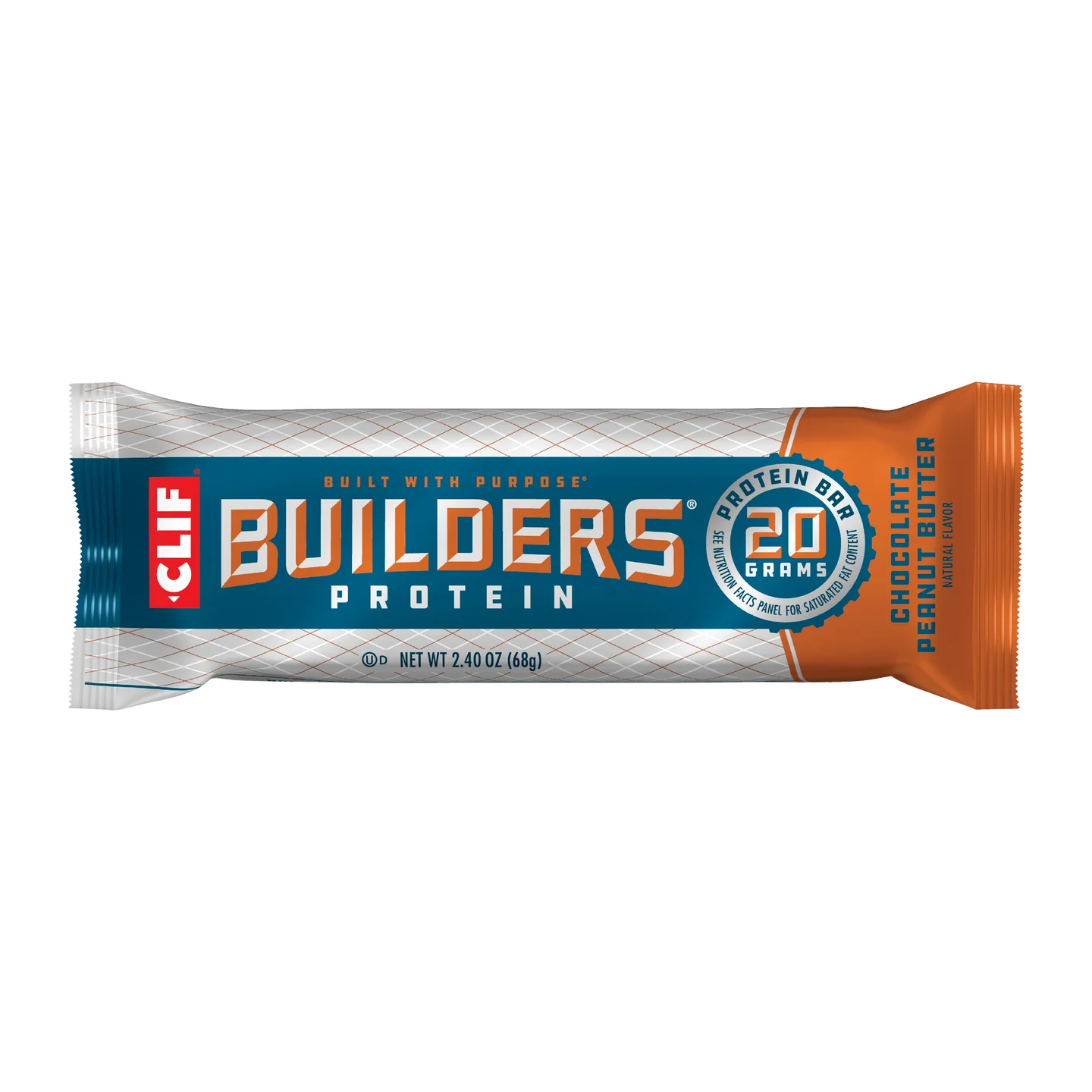 Clif Bar Peanut Butter Builder Bar (12x2.4 Oz)