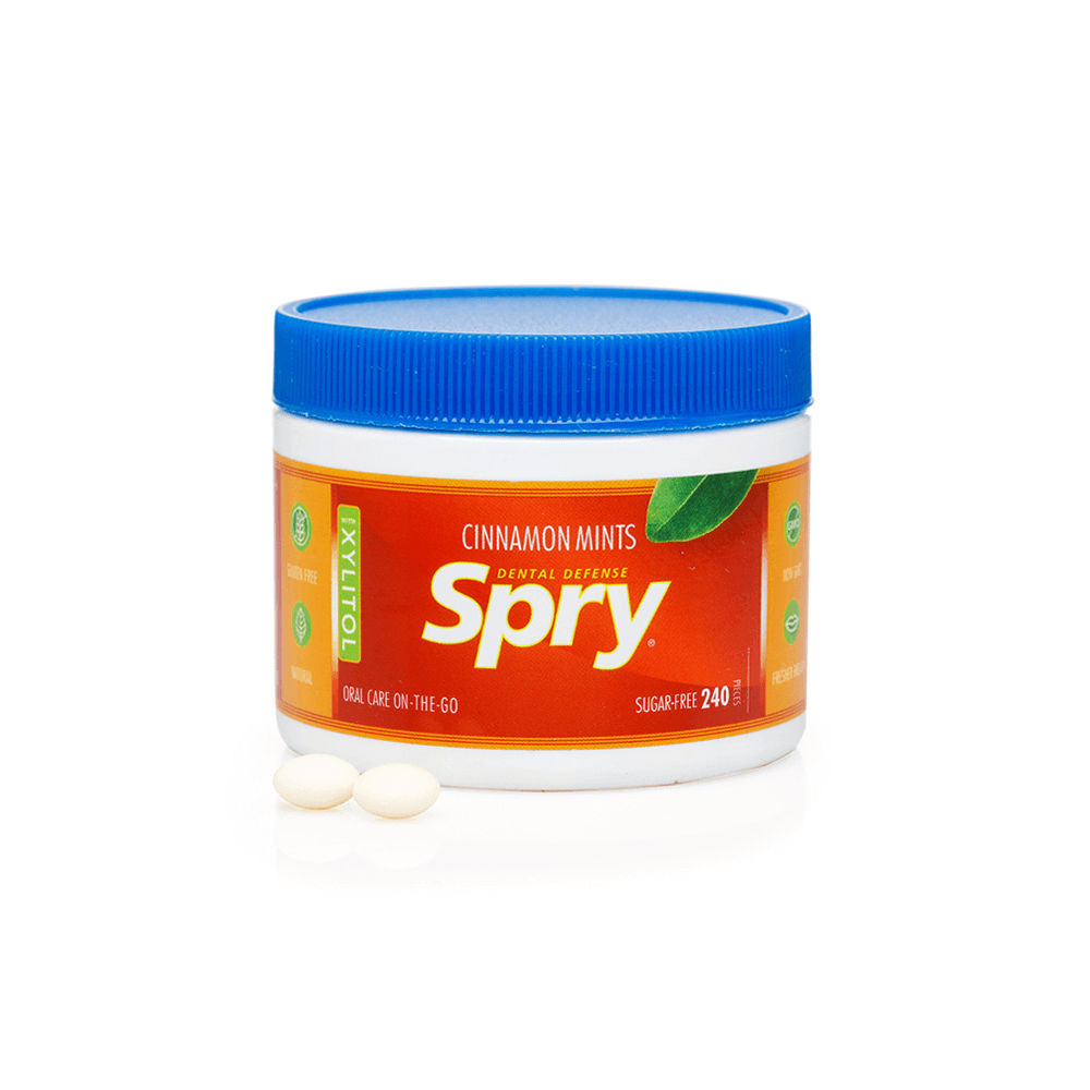 Spry Sugar-Free Cinnamon Mints 240 count