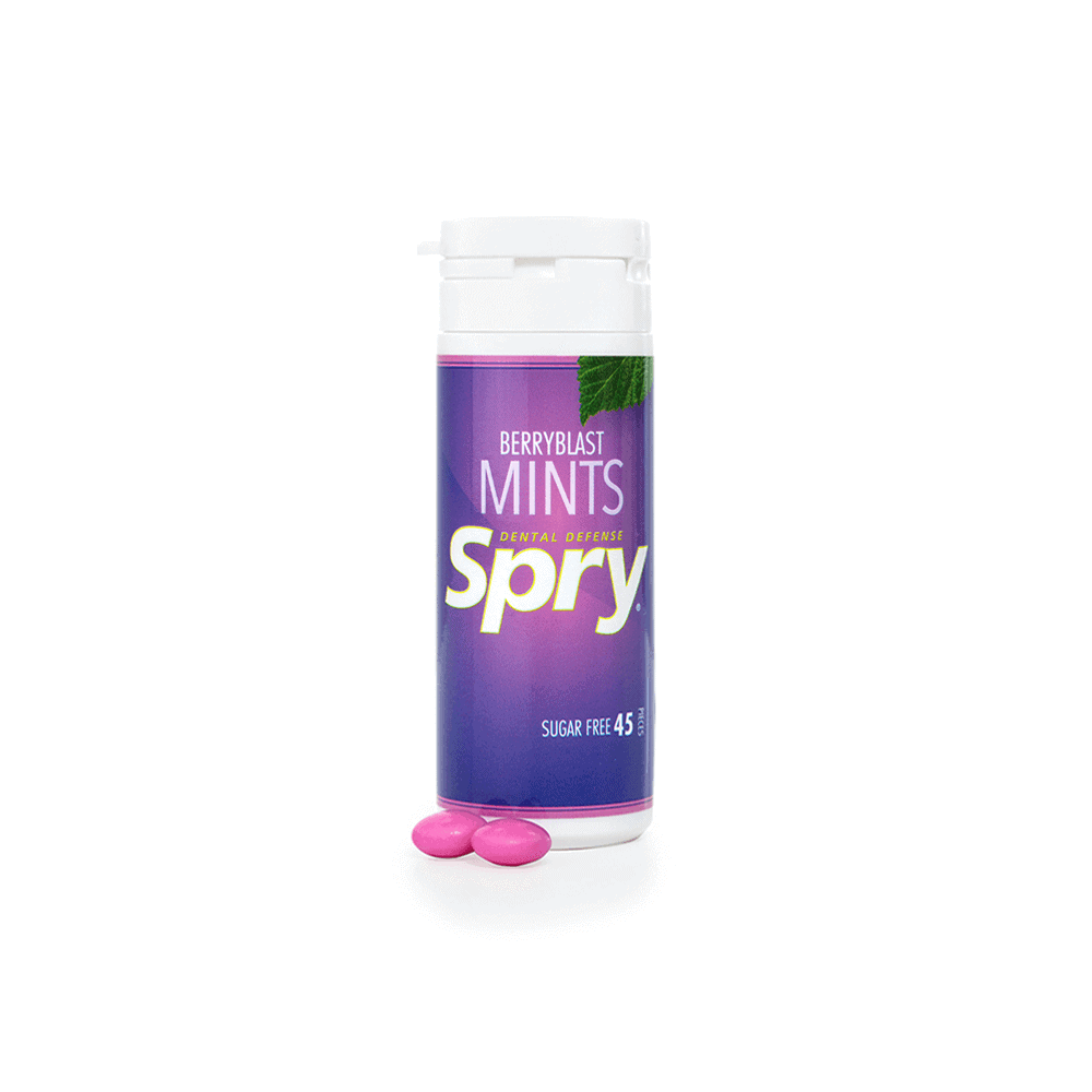Spry Berry Blast Mints 45 Count (6 Pack)
