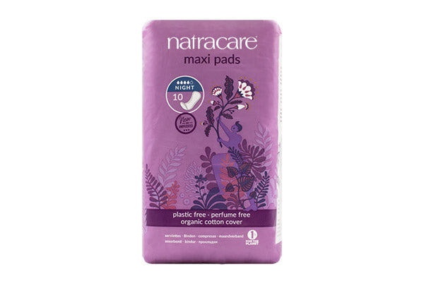 Natracare Night Time Natural Maxi Pads