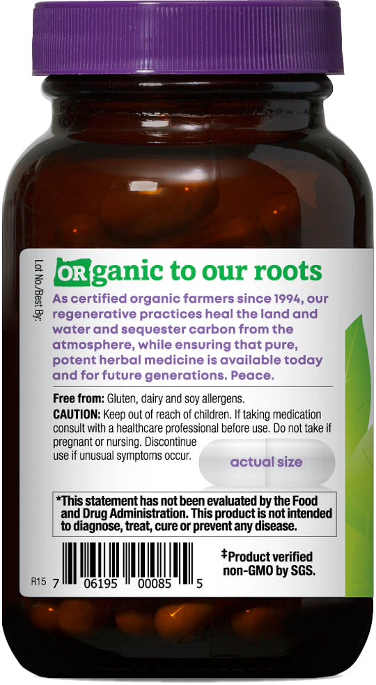 Oregon's Wild Harvest Organic Milk Thistle Dandelion, 90 ct