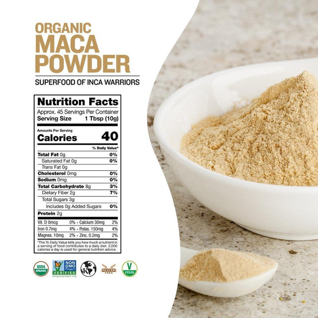 Sunfood Organic Maca Powder 8 oz