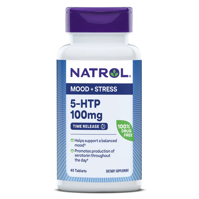Natrol 5-HTP Mood & Stress Time Release Tablets - 100mg