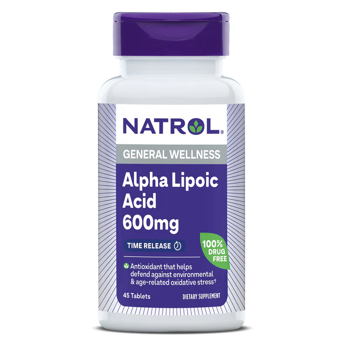 Natrol Alpha Lipoic Acid (ALA) Time Release Tablets - 600mg