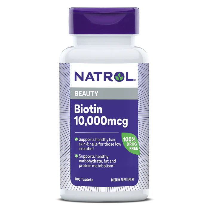 Natrol Biotin Beauty Tablets - 10,000 mcg