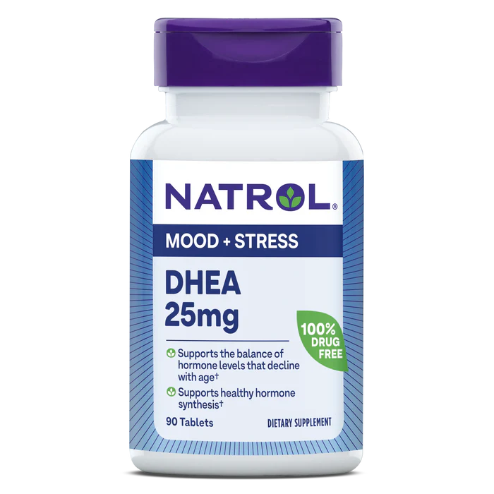 Natrol DHEA Mood & Stress Tablets - 25mg, 90