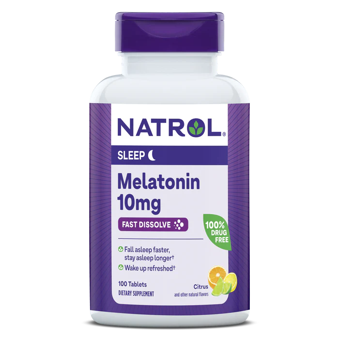 Natrol Melatonin Fast Dissolve Citrus Tablets - 10mg, 100