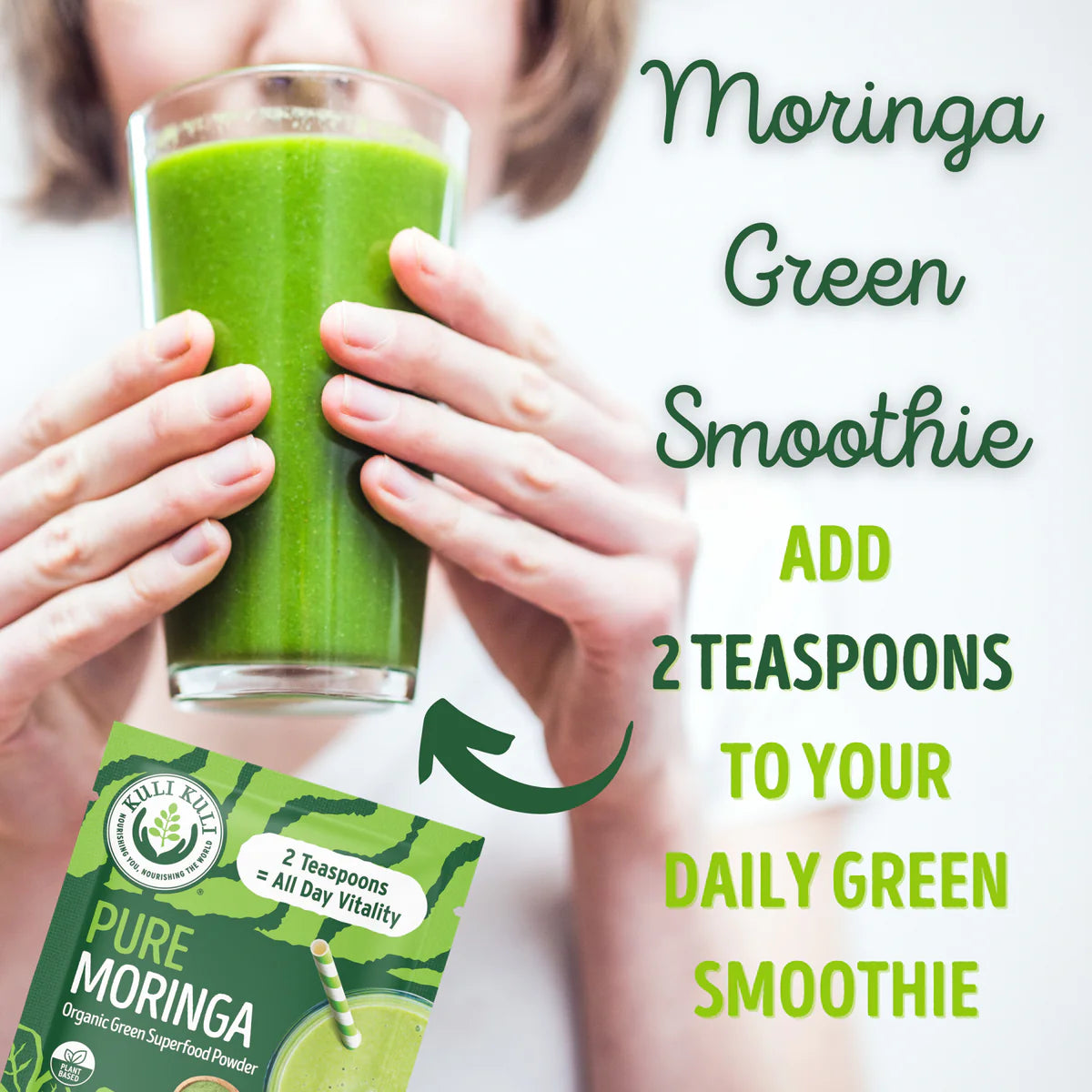 Kuli Kuli Organic Pure Moringa Powder Packets