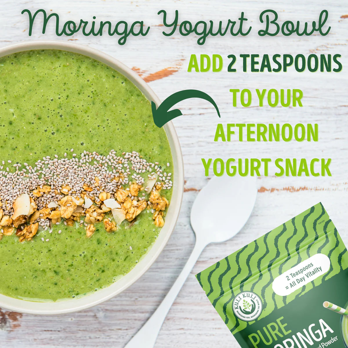 Kuli Kuli Organic Pure Moringa Powder Packets