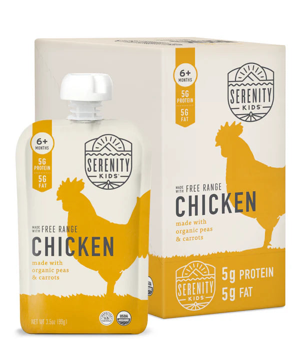 Serenity Kids Free Range Chicken with Organic Peas and Carrots