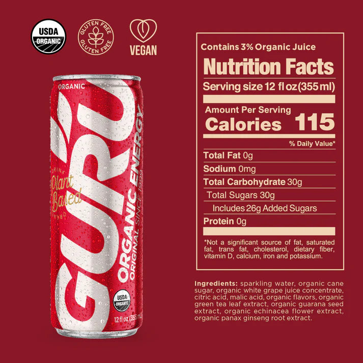 Guru Original Energy Drink ( 12 X 12 OZ )
