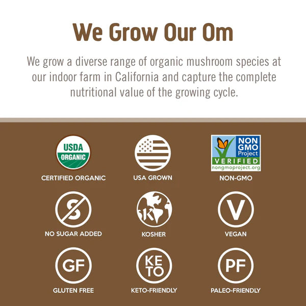 Om Turkey Tail Organic Mushroom Powder 3.5 oz