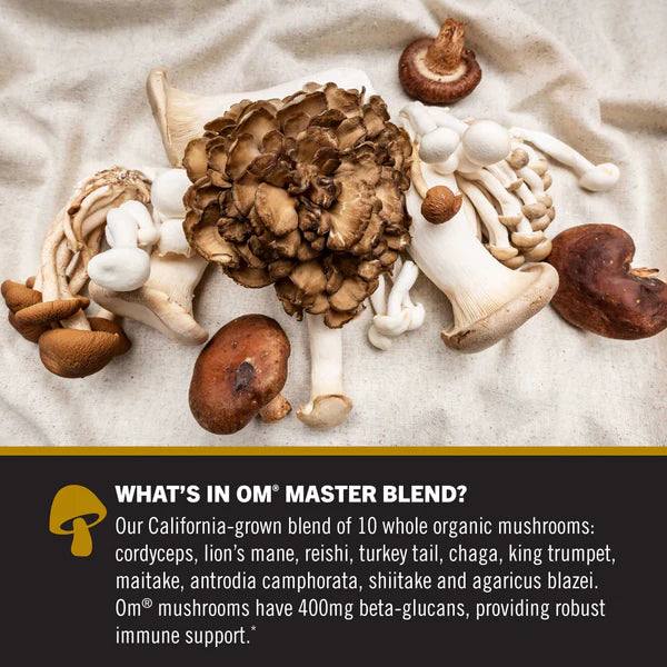 Om Master Blend Mushroom Capsules, 84 ct