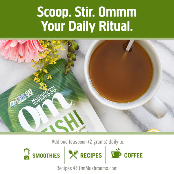 Om Reishi Organic Mushroom Powder 3.5 oz